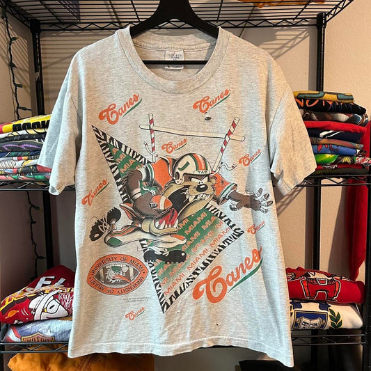 Vintage 1990s miami hurricans taz