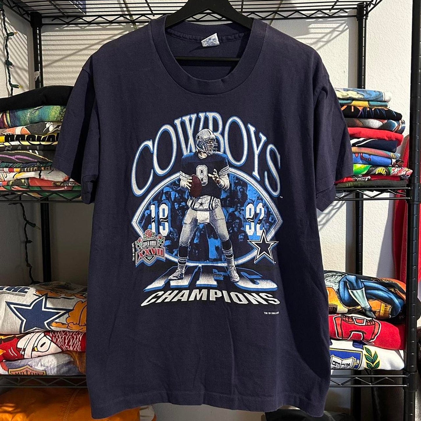 Vintage 1990s dallas cowboys t shirt