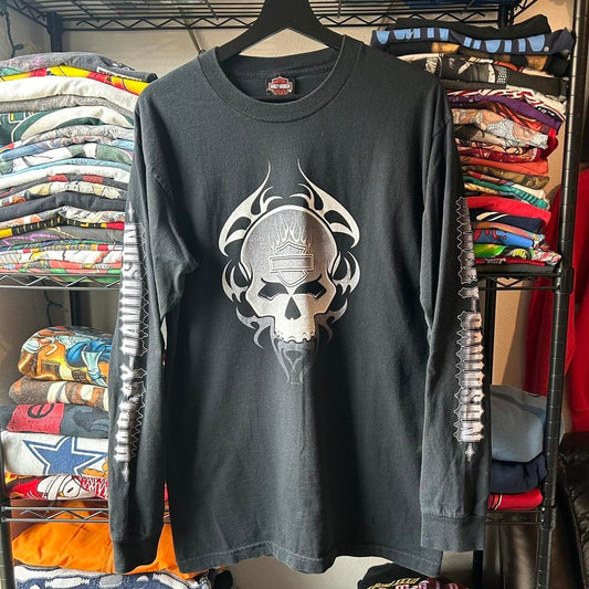 2000s harley davidson longsleeve t shirt