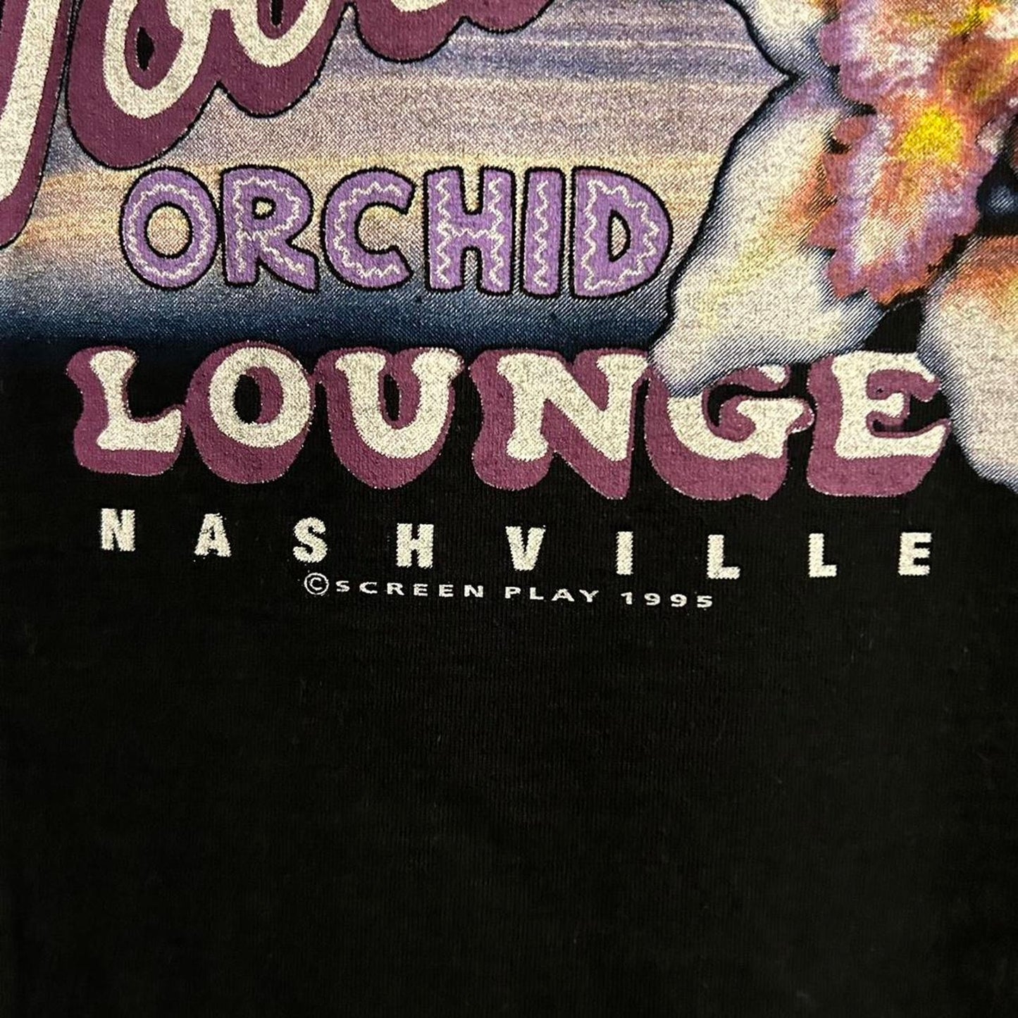 Vintage 1990s nashville lounge t shirt