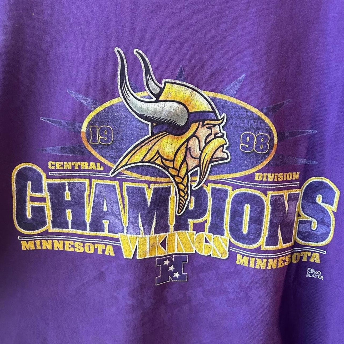 Vintage 1990s minnesota vikings champions