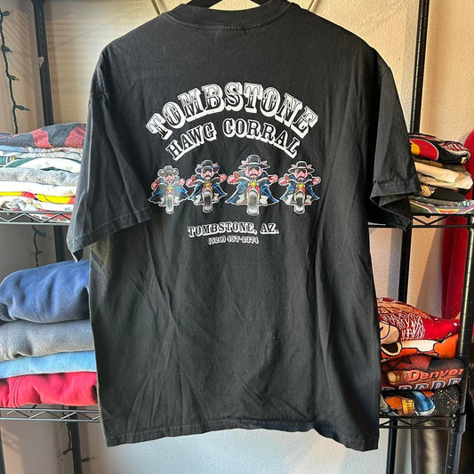 Vintage 1990s tombstone bar t shirt