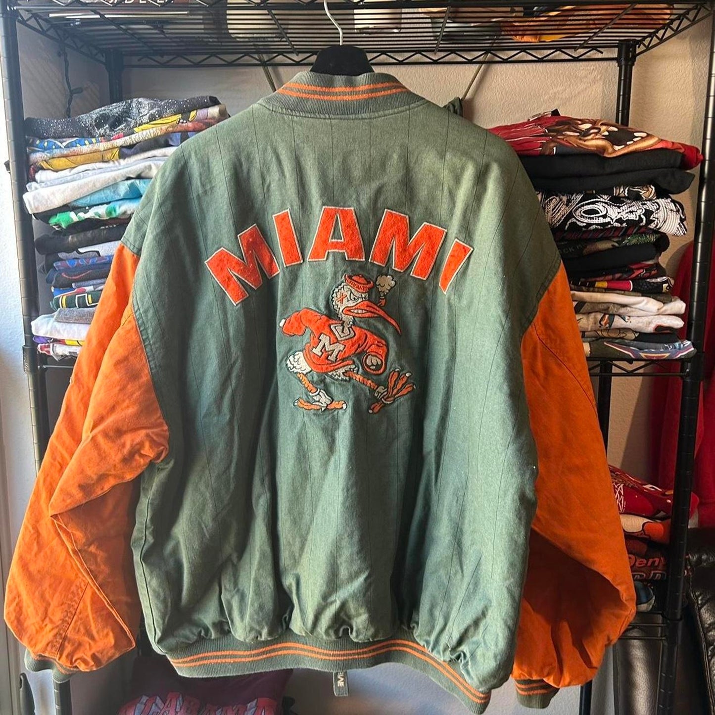 Vintage 1990s miami hurricans jacket