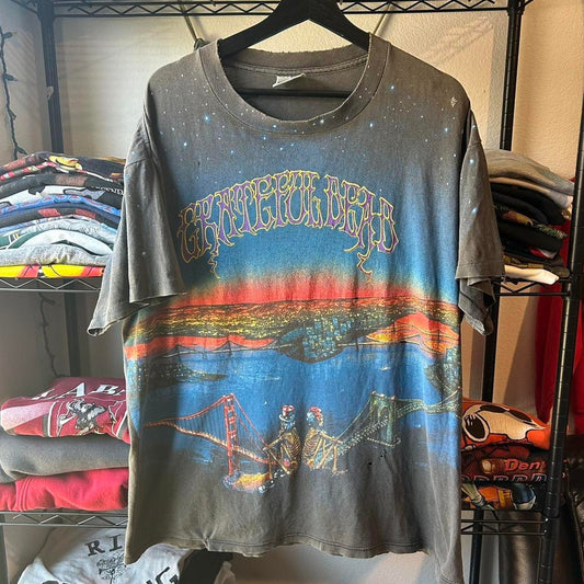 Vintage 1990s grateful dead san Fransisco Bridge Band T-shirt